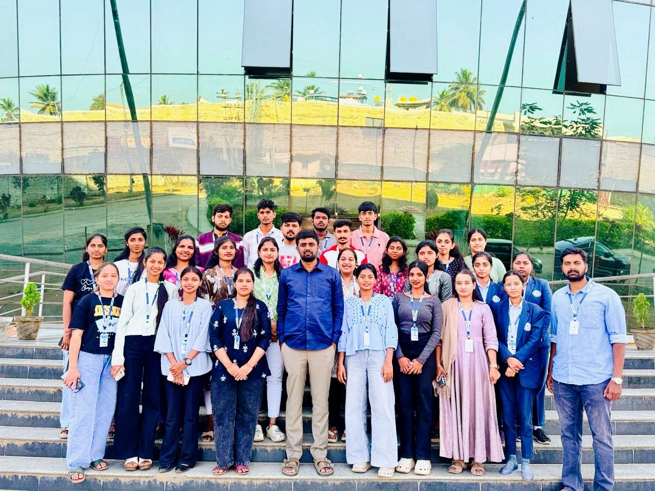 An intern batch with their mentors